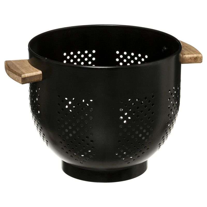 PASSOIRE EN METAL 20CM CHARBON