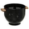 PASSOIRE EN METAL 20CM CHARBON