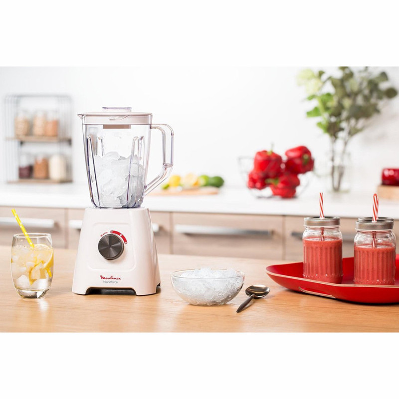 Blender Blendforce 600W 2L Blanc - MOULINEX - LM4201