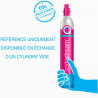 Cylindre de recharge gaz CO2 60L Rose - SODASTREAM - 3019334