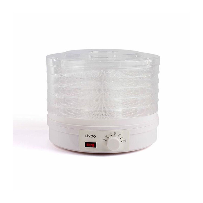 Deshydrateur Fruits & Légumes 5 Plateaux 245W - LIVOO - DOM202