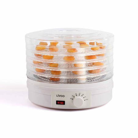 Deshydrateur Fruits & Légumes 5 Plateaux 245W - LIVOO - DOM202