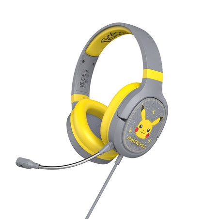 Casque Gaming Pokémon Pikachu Pro G1 Gris/Jaune - OTL TECHNOLOGIES - 76570017204