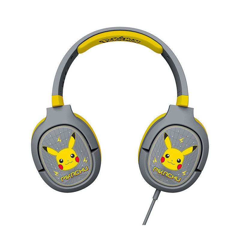 Casque Gaming Pokémon Pikachu Pro G1 Gris/Jaune - OTL TECHNOLOGIES - 76570017204