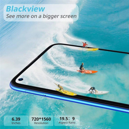 Smartphone A90 4G LTE Dual SIM 4/64Go Bleu - BLACKVIEW - GSM_BV_A90_BL
