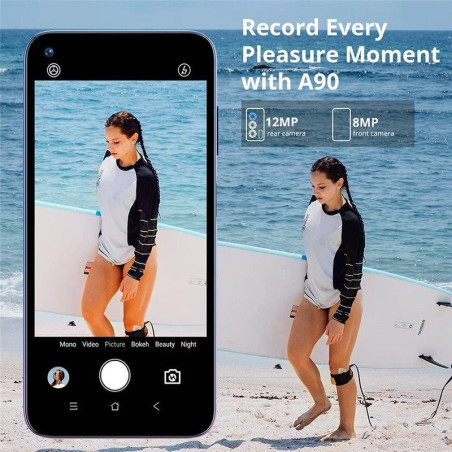 Smartphone A90 4G LTE Dual SIM 4/64Go Bleu - BLACKVIEW - GSM_BV_A90_BL