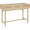 Console 3 tiroirs Rayo cannage rotin L110cm - ATMOSPHERA