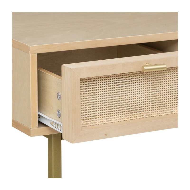 Console 3 tiroirs Rayo cannage rotin L110cm - ATMOSPHERA