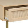 Console 3 tiroirs Rayo cannage rotin L110cm - ATMOSPHERA