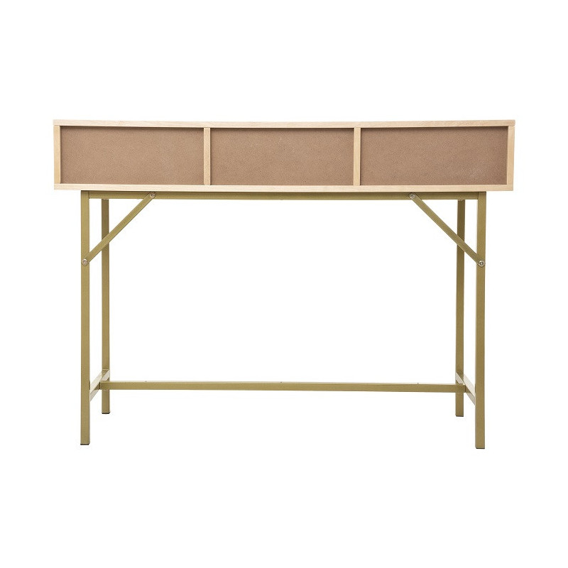 Console 3 tiroirs Rayo cannage rotin L110cm - ATMOSPHERA