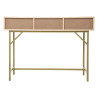 Console 3 tiroirs Rayo cannage rotin L110cm - ATMOSPHERA