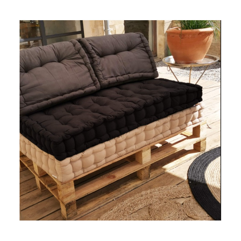 COUSSIN PALETTES 120X80X15 NOIR