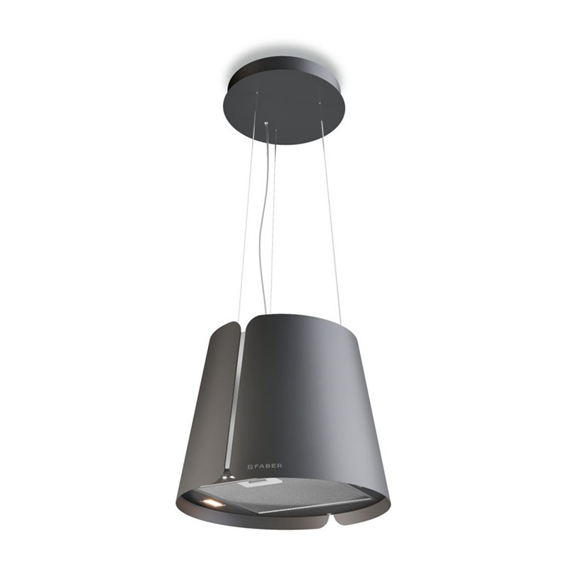 Hotte Décorative îlot Beat 430 DG Noir - FABER - 5816472-BEAT430DG