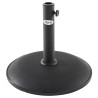 PIED PARASOL BETON 15KG NOIR
