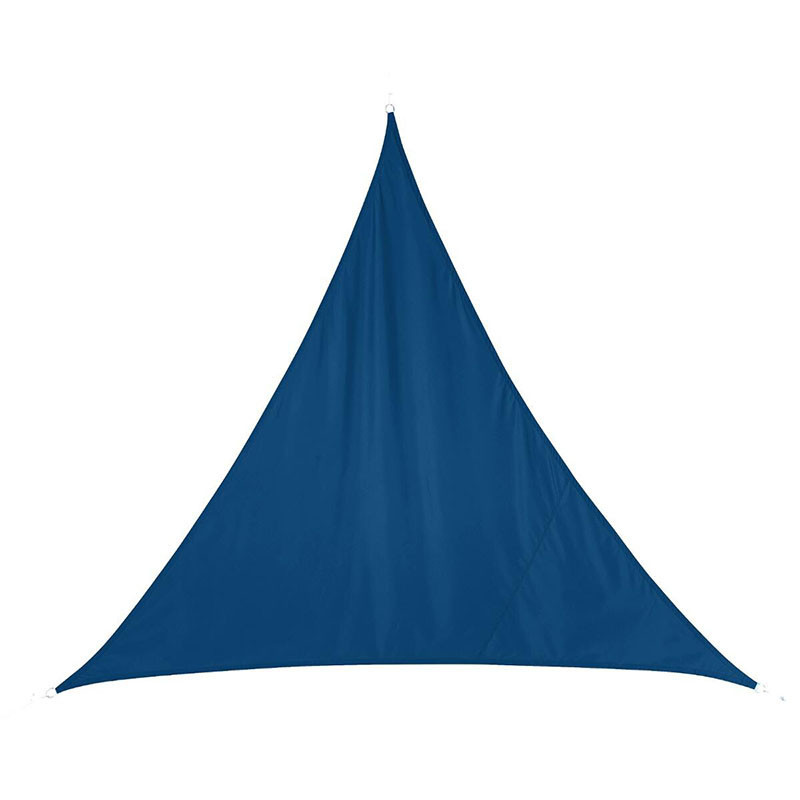 Voile d'ombrage Curacao Triangulaire Bleu indigo - HESPERIDE - 165038