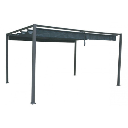 Tonnelle rétractable Palmeira 3x4M ardoise