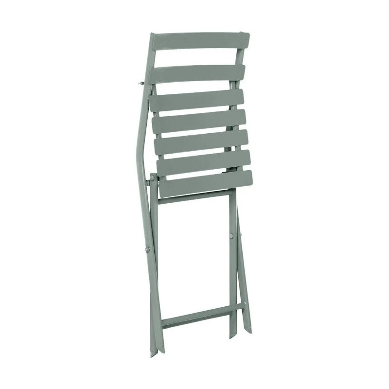 Chaise de jardin Pliable en Métal Greensboro Olive - HESPERIDE - 165328