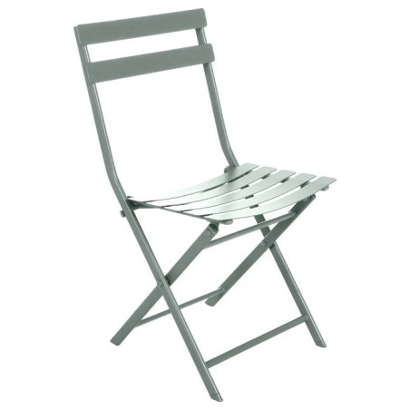 Chaise de jardin Pliable en Métal Greensboro Olive - HESPERIDE - 165328