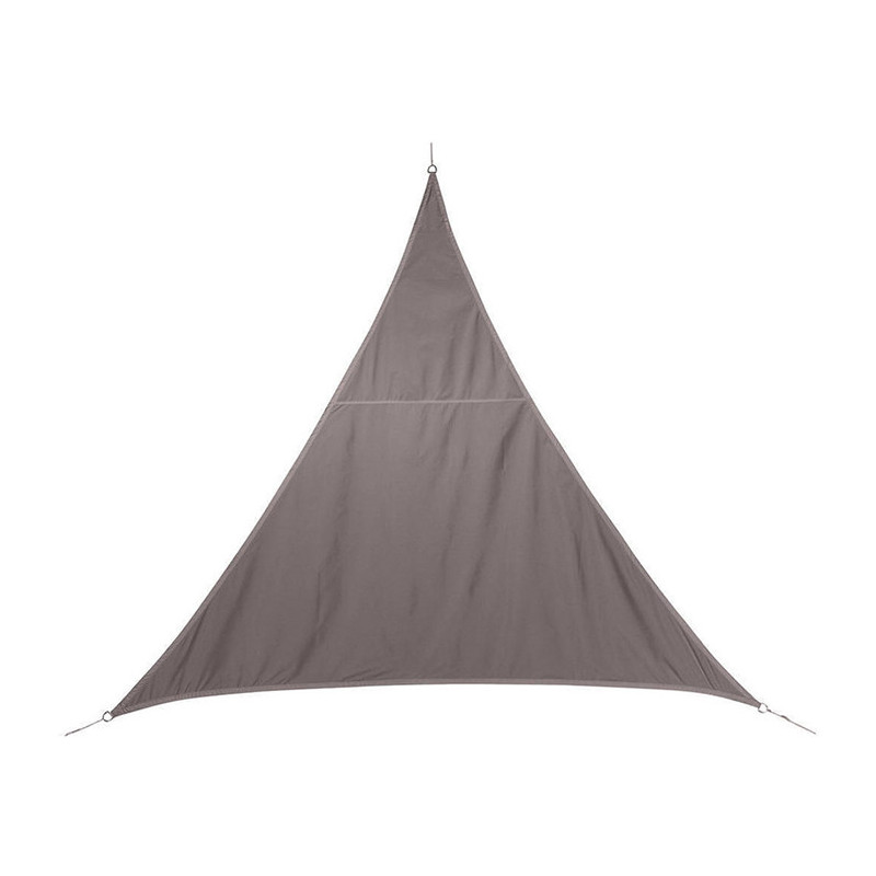 VOILE D'OMBRAGE CURACAO TRIANGULAIRE 4X4X4M TAUPE
