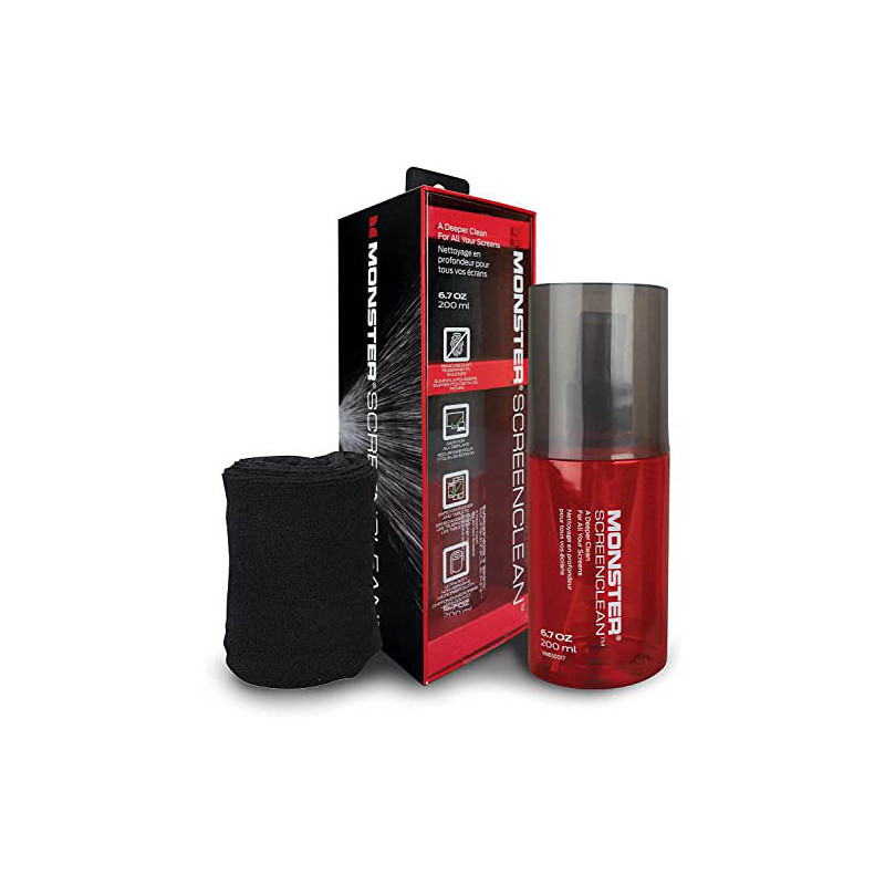 Nettoyant écran + lingette 200mL - MONSTER 