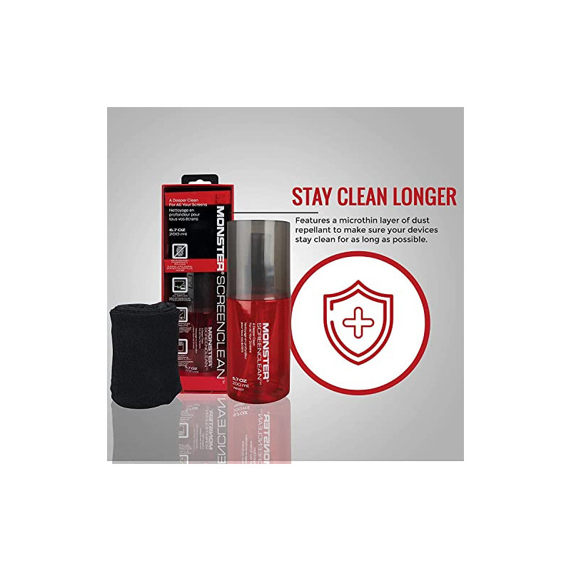 Nettoyant écran + lingette 200mL - MONSTER 