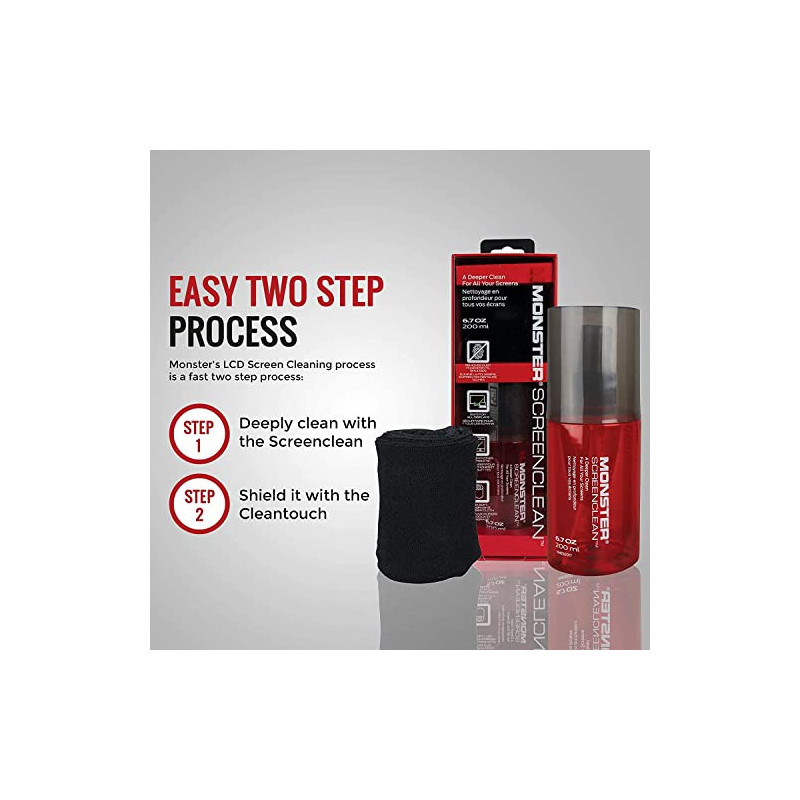 Nettoyant écran + lingette 200mL - MONSTER 