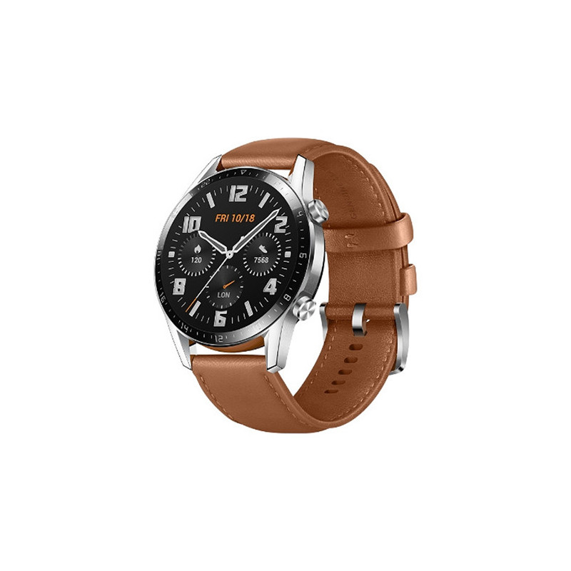 Montre Connectée Watch GT 2 46mm Marron - HUAWEI
