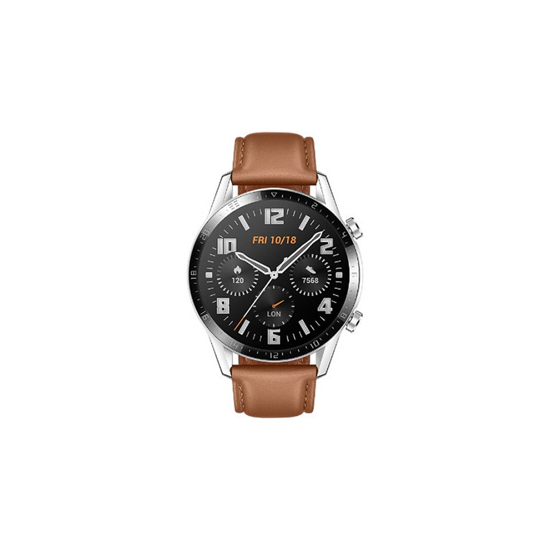 Montre Connectée Watch GT 2 46mm Marron - HUAWEI