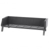 Salon de jardin - AXIOME - Graphite - 5 personnes