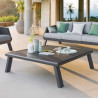 Salon de jardin - AXIOME - Graphite - 5 personnes