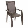 FAUTEUIL ESSENTIA DOS HAUT WENGE TONKA