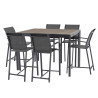 Table haute de jardin aluminium EVASION 8 personnes