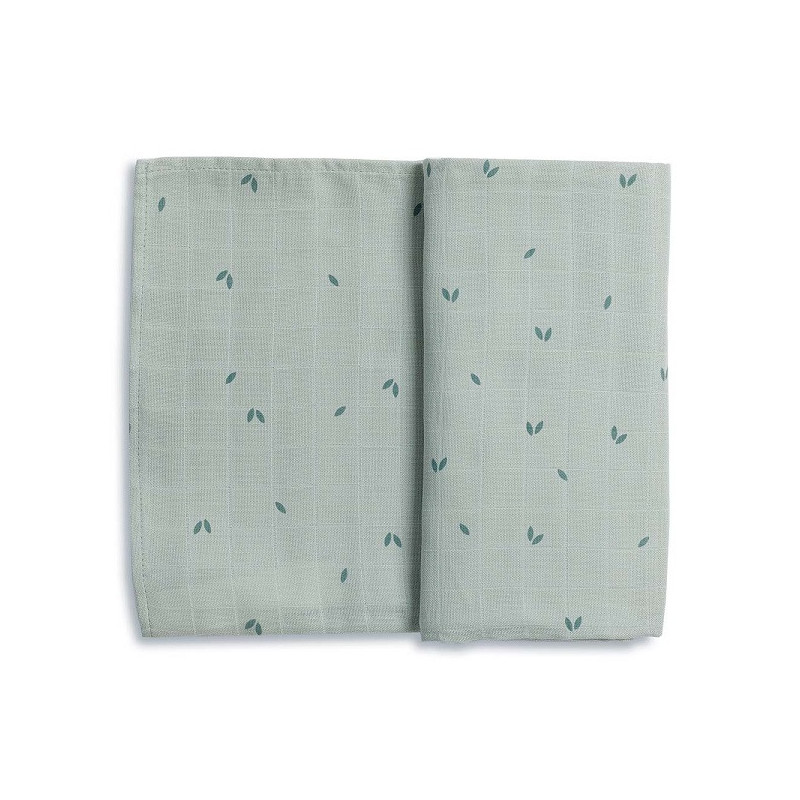 Set de 2 lange mousseline coton 70x70 organic - GLOOP!