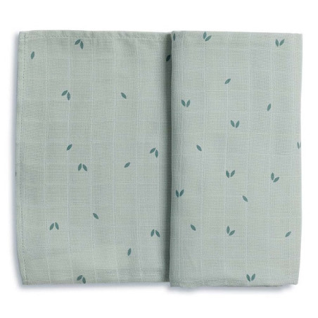 Set de 2 lange mousseline coton 70x70 organic - GLOOP!