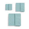 Set de 3 langes mousseline ocean green - GLOOP!