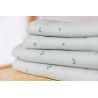 Set de 3 langes mousseline organic green - GLOOP!