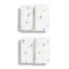 Set de 2 lange mousseline coton 70x70 elephant - GLOOP!