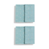 Set de 2 lange mousseline coton 70x70 ocean green - GLOOP!