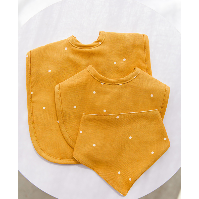 Set de 2 bavoirss jaune - GLOOP!
