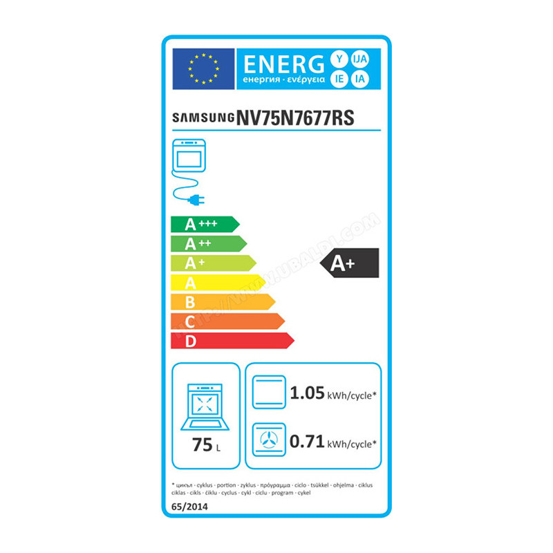 Four Encastrable Multifonction Dual Cook Flex 75L - SAMSUNG - NV75N7677RSEF