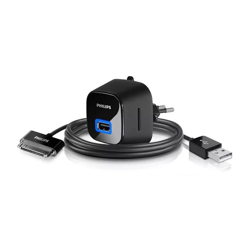 Chargeur mural iPhone/iPod Noir - PHILIPS - DLM2235/10
