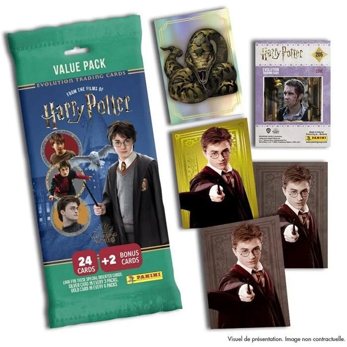 Pack de 26 Cartes Harry Potter Evolution Trading Cards - PANINI