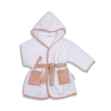 Peignoir de bain bébé pink sparkle 0 12 mois - GLOOP!