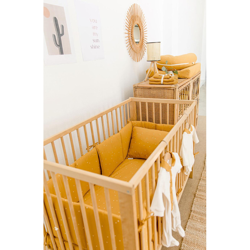 Tour de lit bébé jaune - GLOOP!