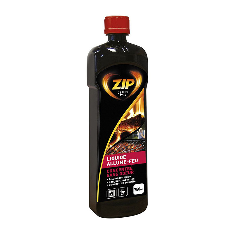 Liquide Allume-Feu Concentré 750 ml - ZIP - 3ZIPLIQUI750