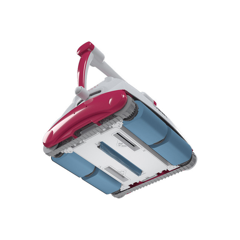 Robot nettoyeur de piscine D300 APP Blanc/Rose