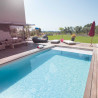 Robot nettoyeur de piscine D300 APP Blanc/Rose