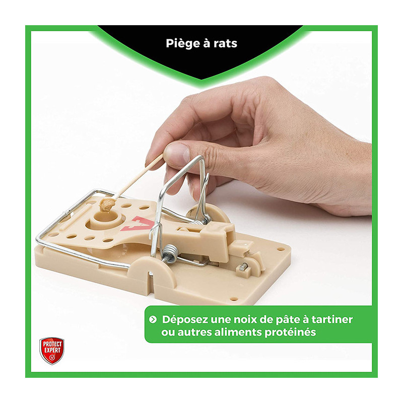 Piège à rats plastique 2 pièces  - PROTECT EXPERT - SBM-RATRAP2