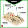 Piège à rats plastique 2 pièces  - PROTECT EXPERT - SBM-RATRAP2