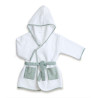 Peignoir de bain bébé organic green 12-24mois - GLOOP!